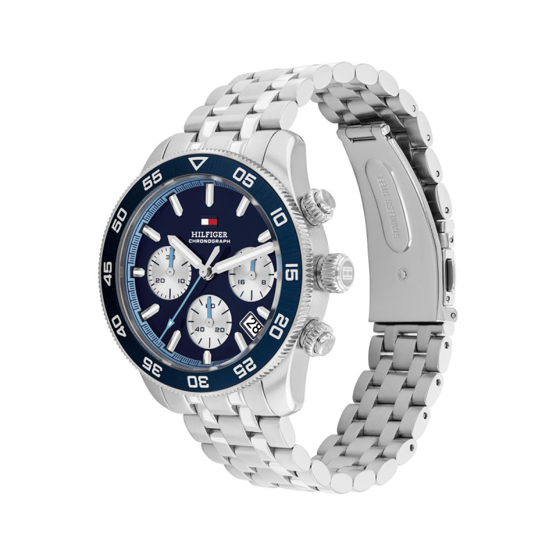 tommy-hilfiger-chrono-th85-th1710743-stalen-herenhorloge-met-blauwe-wijzerplaat-o-41-mm