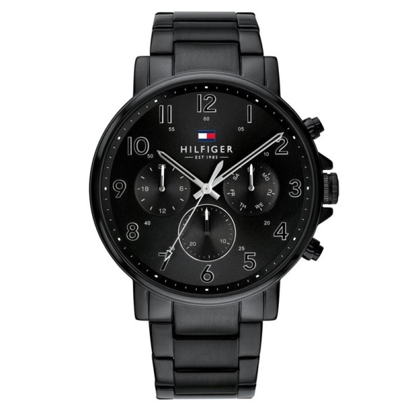 tommy-hilfiger-daniel-th1710383-chronograaf-herenhorloge-van-staal-zwart-o-44-mm