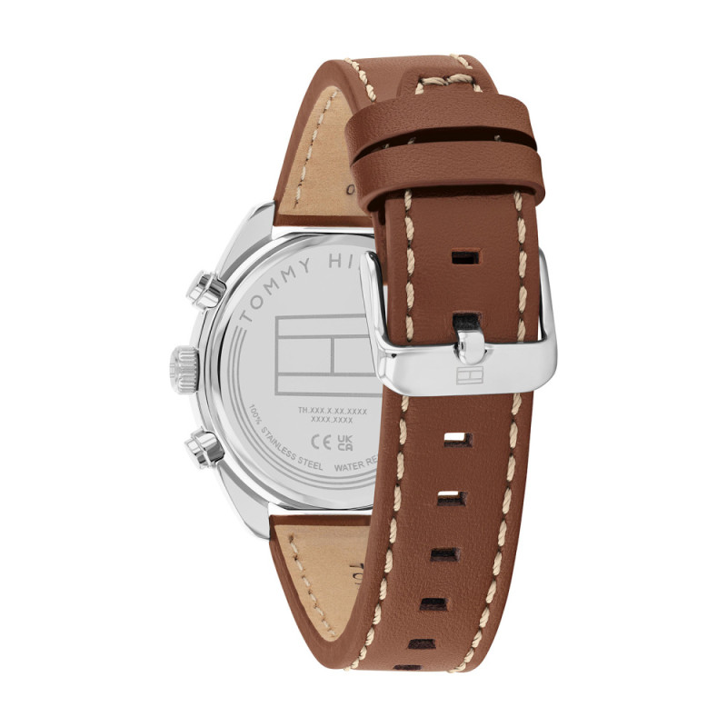 tommy-hilfiger-hudson-th1710720-bicolor-herenhorloge-met-bruin-leer-en-blauwe-wijzerplaat-o-40-mm