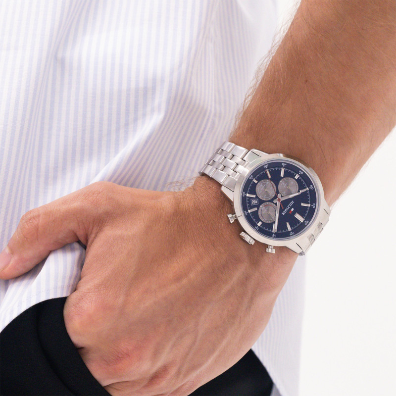 tommy-hilfiger-kent-th1710753-herenhorloge-van-staal-met-blauwe-wijzerplaat-o-43-mm