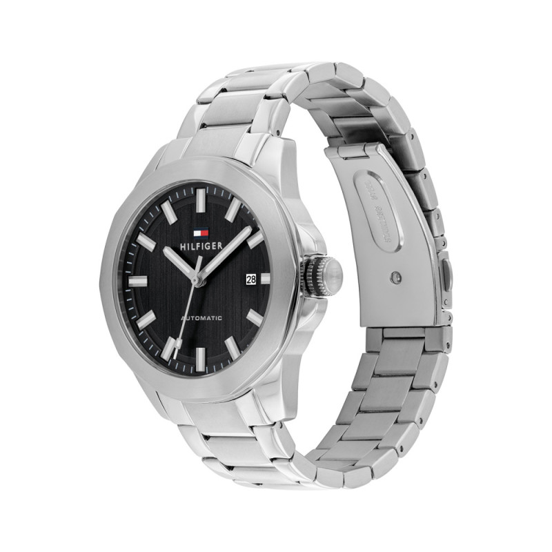 tommy-hilfiger-lars-th1710692-automatisch-herenhorloge-van-staal-met-zwarte-wijzerplaat