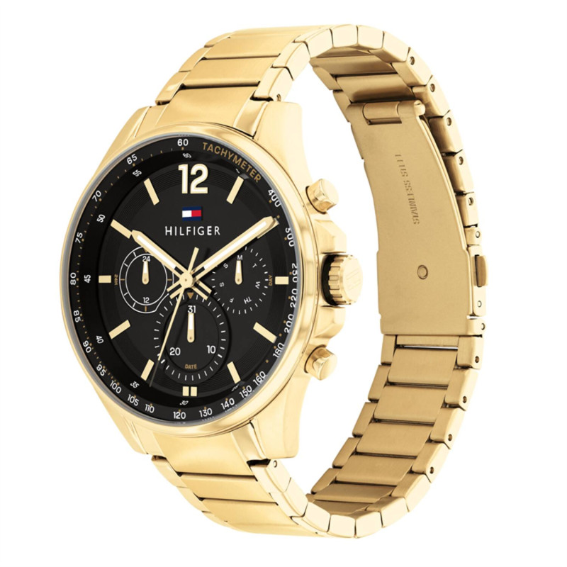 tommy-hilfiger-max-th1791974-chronograaf-herenhorloge-van-staal-zwart-wijzerplaat-o-44-mm