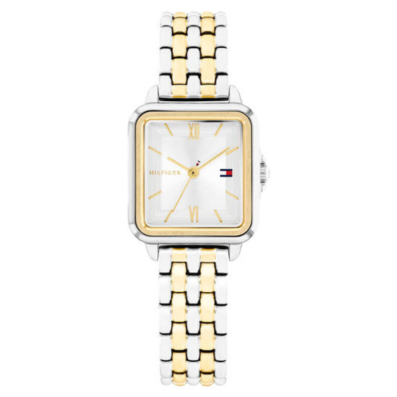 tommy-hilfiger-mia-th1782861-rechthoekig-bicolor-dameshorloge-met-schakelband-o-24-mm