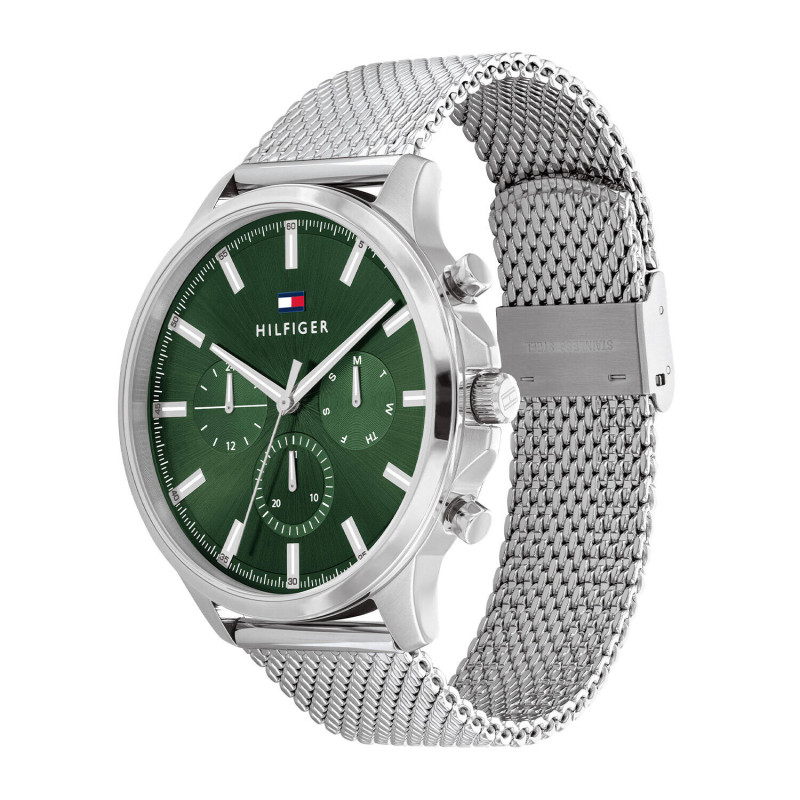 tommy-hilfiger-ryder-th1710499-chronograaf-herenhorloge-van-staal-met-groene-wijzerplaat-diameter-44-mm