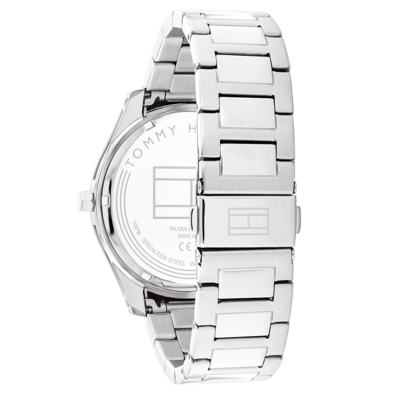 tommy-hilfiger-tyler-th1710537-herenhorloge-rond-zilverkleurig-staal-met-groene-wijzerplaat-o-43-mm