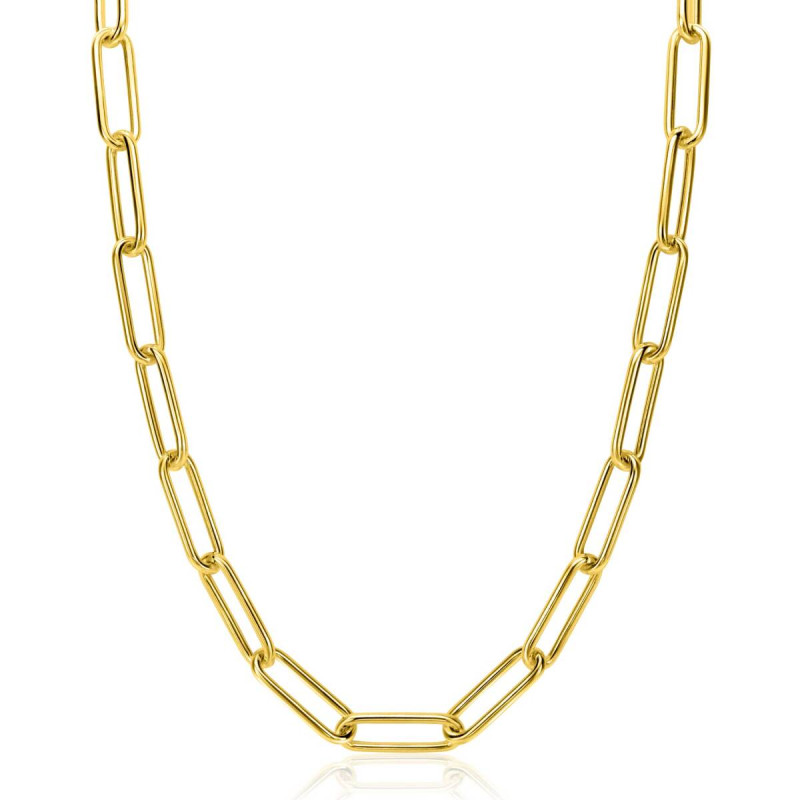 zinzi-chain-zic2533g-goudkleurige-schakelketting-7-mm-breed-lengte-45-cm
