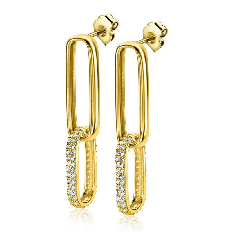 zinzi-chain-zio2371y-gold-plated-schakeloorbellen-met-zirkonia-7-7-mm-breed-hoogte-38-mm