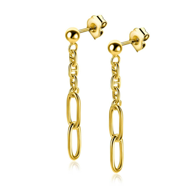 zinzi-chain-zio2413g-goudkleurige-marine-schakeloorbellen-4-5-mm-breed-hoogte-35-mm