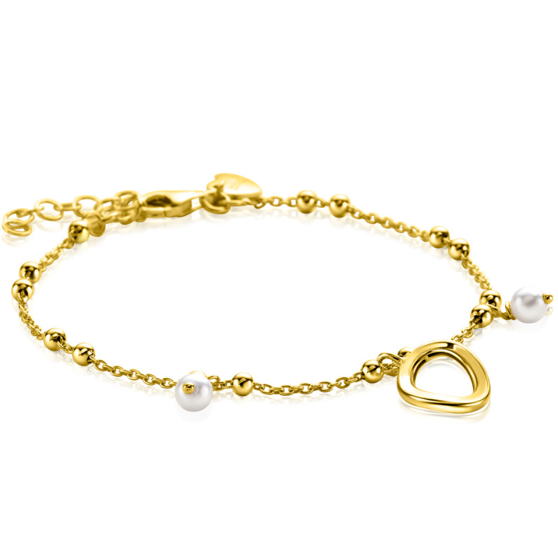zinzi-zia2405-goudkleurige-armband-met-ronde-hanger-en-imitatieparels-14-mm-breed-lengte-17-20-cm