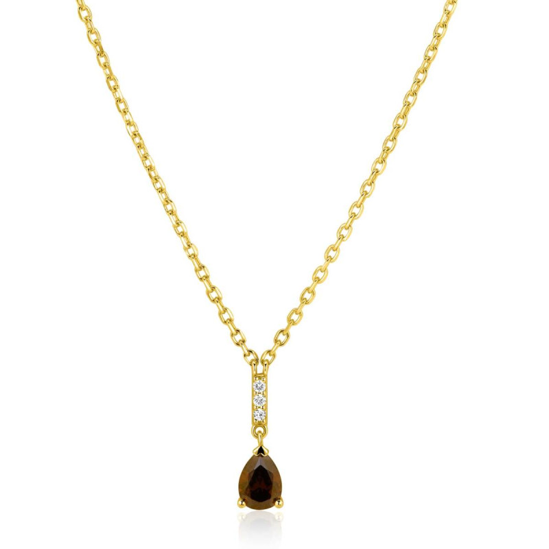 zinzi-zic2804-goudkleurige-ketting-met-druppel-zirkonia-5-3-mm-lengte-42-45-cm