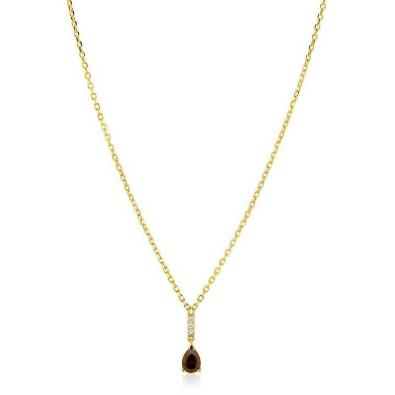 zinzi-zic2804-goudkleurige-ketting-met-druppel-zirkonia-5-3-mm-lengte-42-45-cm