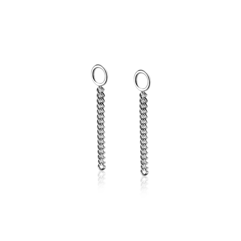 zinzi-zich1694-glanzende-zilveren-oorbedels-met-gourmet-schakels-1-9-mm-breed-hoogte-30-mm-zonder-oorringen