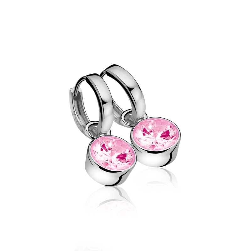 zinzi-zich186r-zilveren-oorbedels-met-roze-zirkonia-s-6-mm-breed-hoogte-11-mm-zonder-oorringen