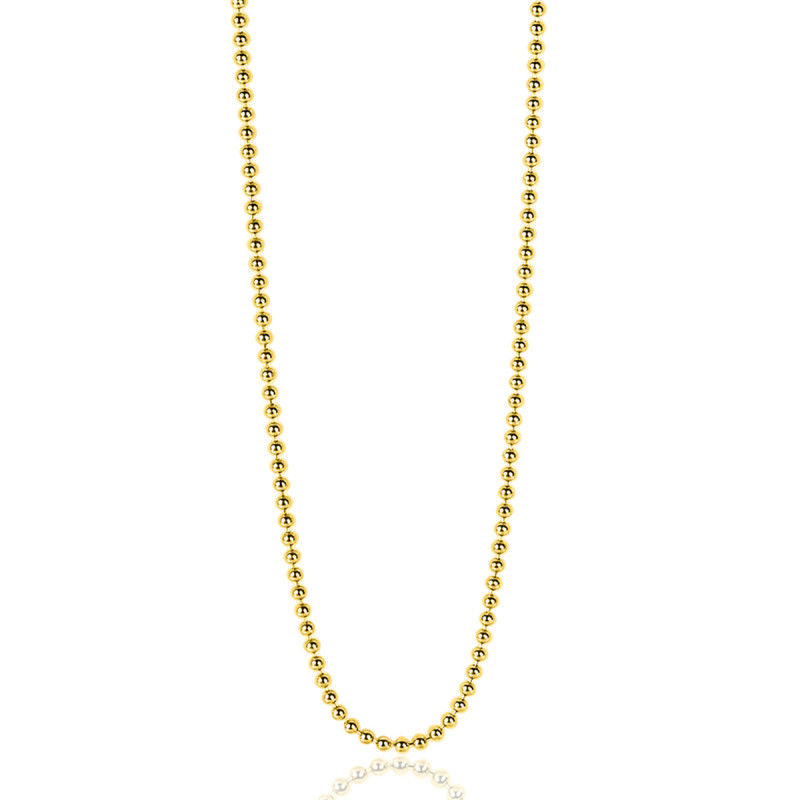 zinzi-zilc-b42g-goudkleurige-ketting-met-glanzende-bolletjes-1-mm-breed-lengte-42-45-cm