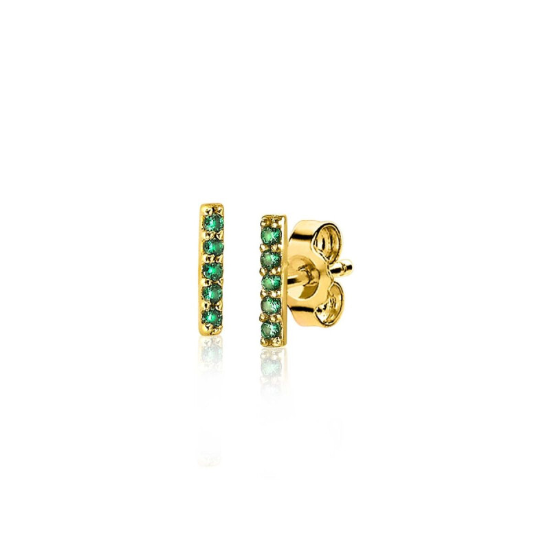 zinzi-zio1689gg-gold-plated-oorbellen-met-groene-stenen-1-5-mm-breed-hoogte-8-mm
