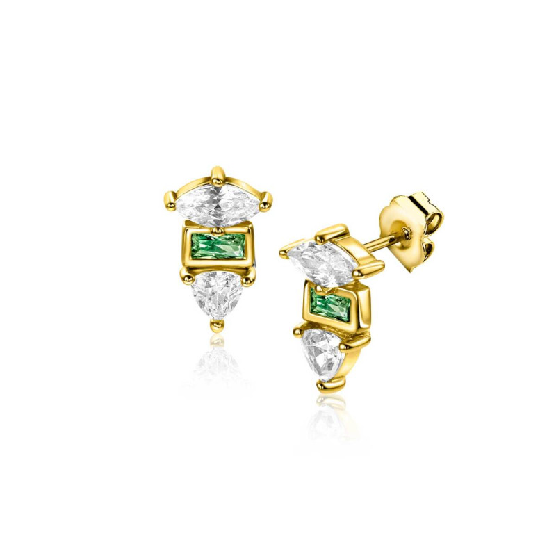zinzi-zio2630g-oorstekers-met-groene-en-transparante-zirkonia-s-6-mm-breed-hoogte-9-5-mm