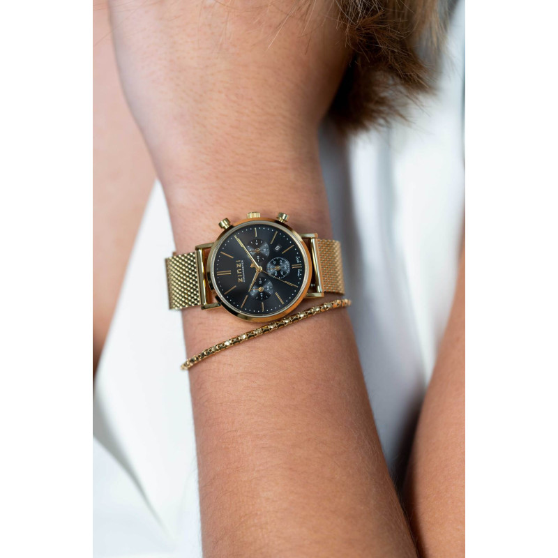 zinzi-ziw1543-gold-plated-stalen-dameshorloge-met-mesh-band-en-datum-o-34-mm