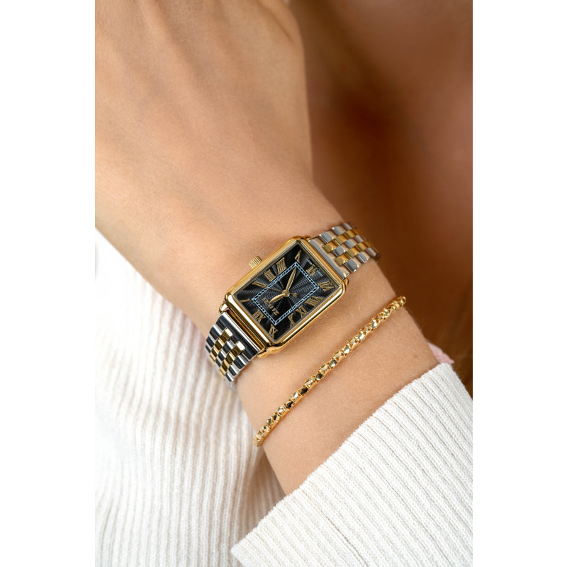 zinzi-ziw1943-bicolor-quartz-horloge-met-rechthoekige-kast-en-romeinse-cijfers