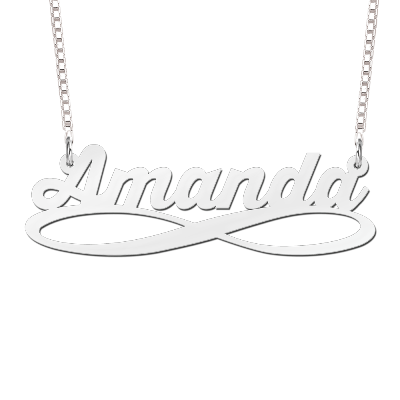 zilveren-ketting-met-naam-en-infinity-voorbeeld-amanda