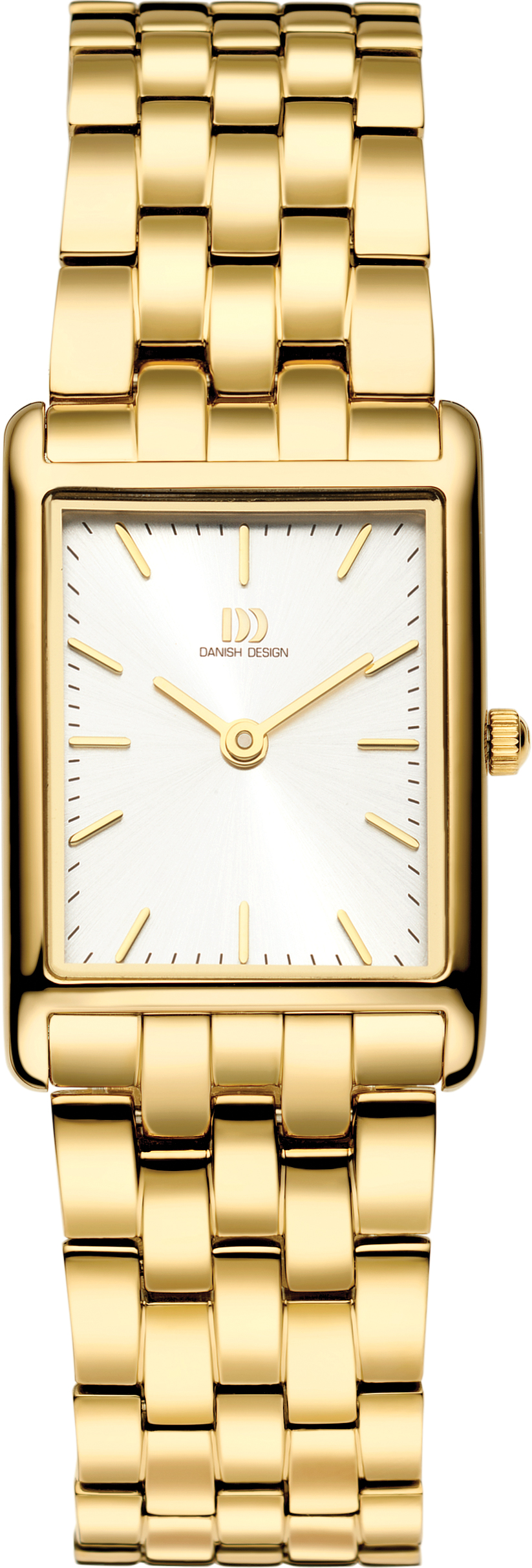 Danish Design Pure Marie IV05Q1298 Rechthoekig dameshorloge goudkleurig 22 mm