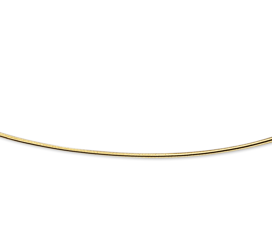 Gouden ketting omega 1.1 mm