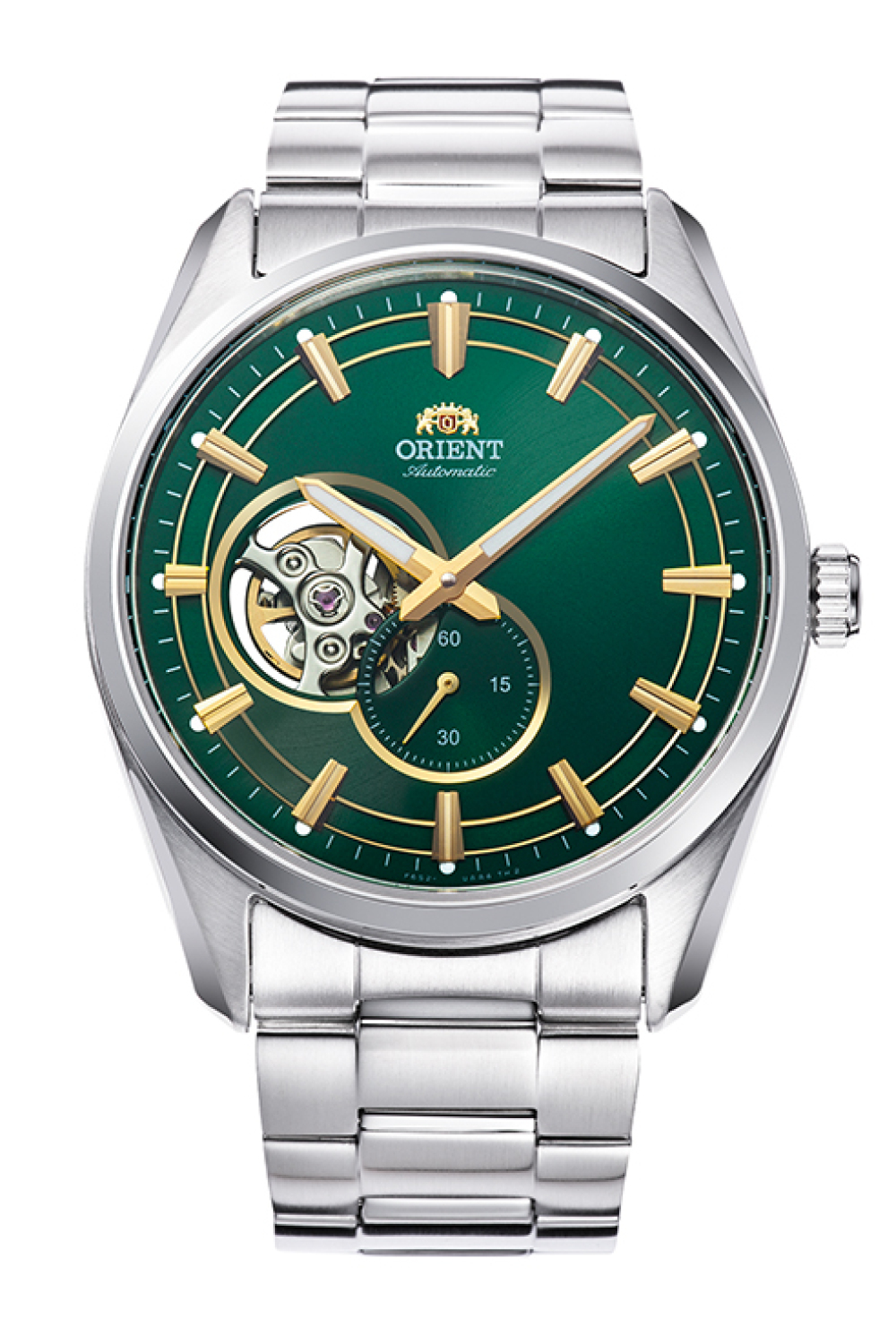 Orient Contemporary RA-AR0008E30B automatisch horloge met groene wijzerplaat – Ø 41 mm