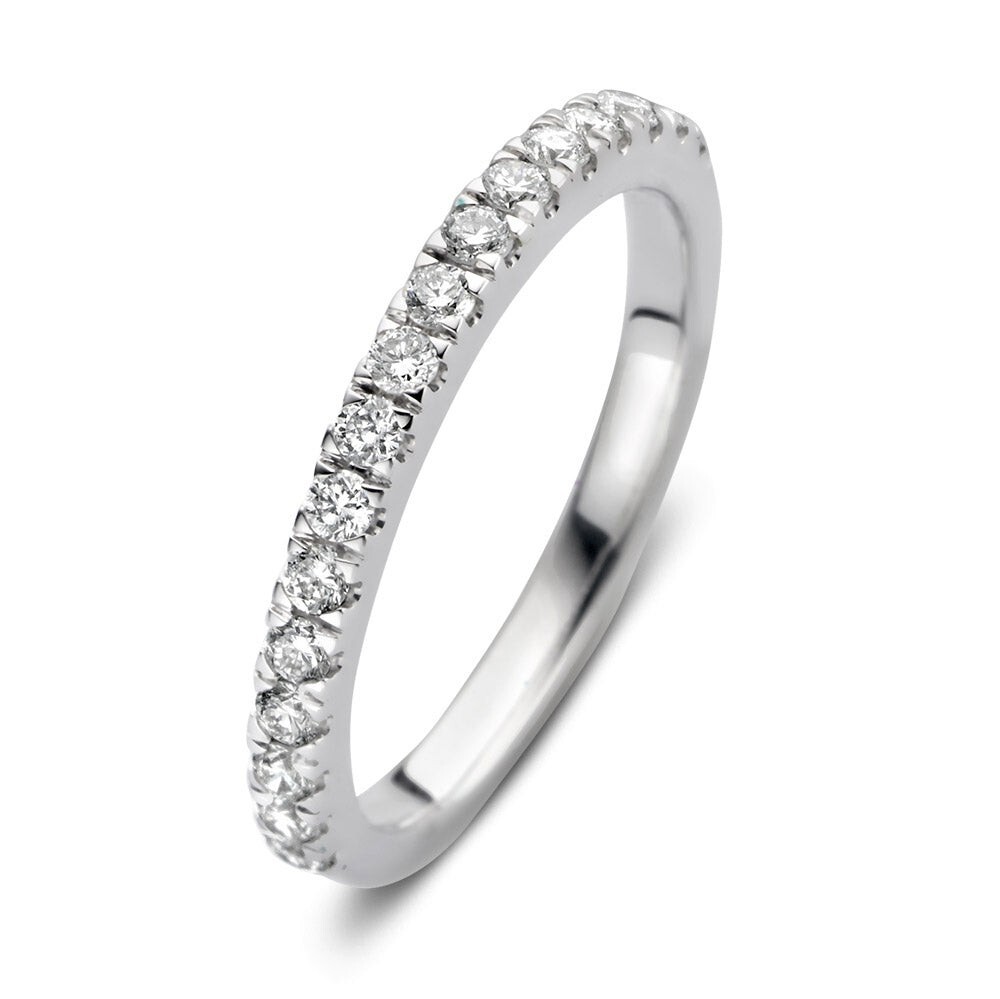 Aurore Millie RA25500030-51 witgouden alliance ring, briljant lab grown diamant 0.30 crt - ø 16.25 mm / maat 51