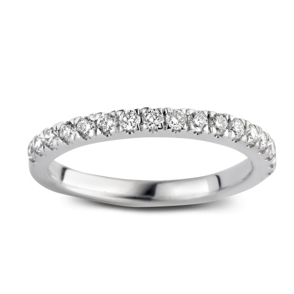 Aurore Millie RA25500030-51 witgouden alliance ring, briljant lab grown diamant 0.30 crt - ø 16.25 mm / maat 51