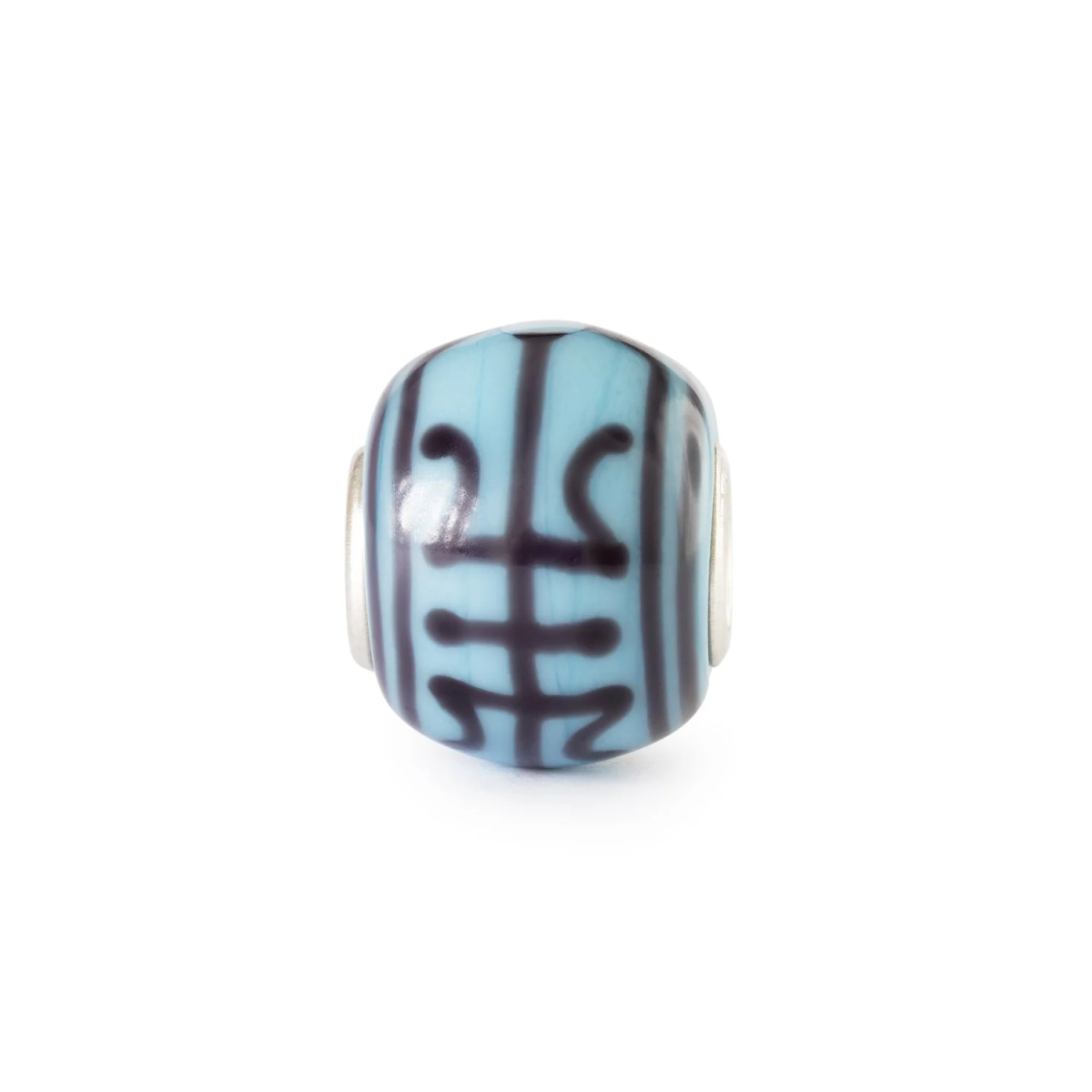 Trollbeads TGLBE-30185 blauwe Vaderdag kraal Voor het leven met Longevity symbool