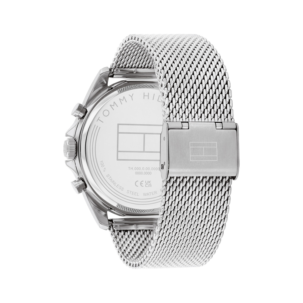 Tommy Hilfiger Baker TH1710647 Groen horloge voor heren met zilverkleurige band