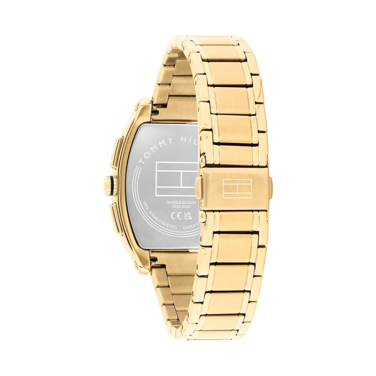 Tommy Hilfiger Oxfort TH1710764 herenhorloge staal goudkleurig met zwarte wijzerplaat - Ø 36 mm
