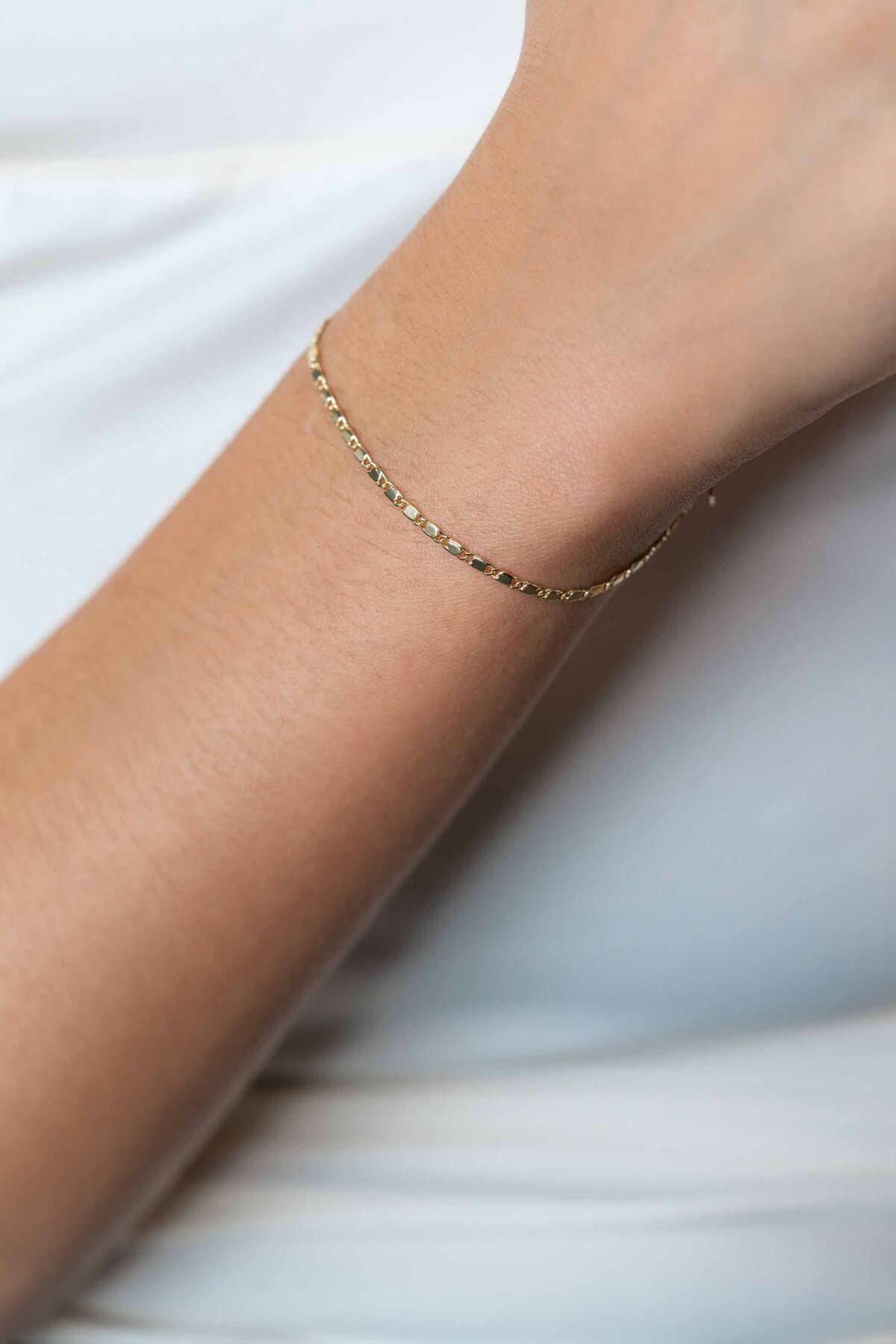 Zinzi Liekes Favorieten ZGA497 gouden schakelarmband glanzend 1.7 mm breed - Lengte 17-19 cm