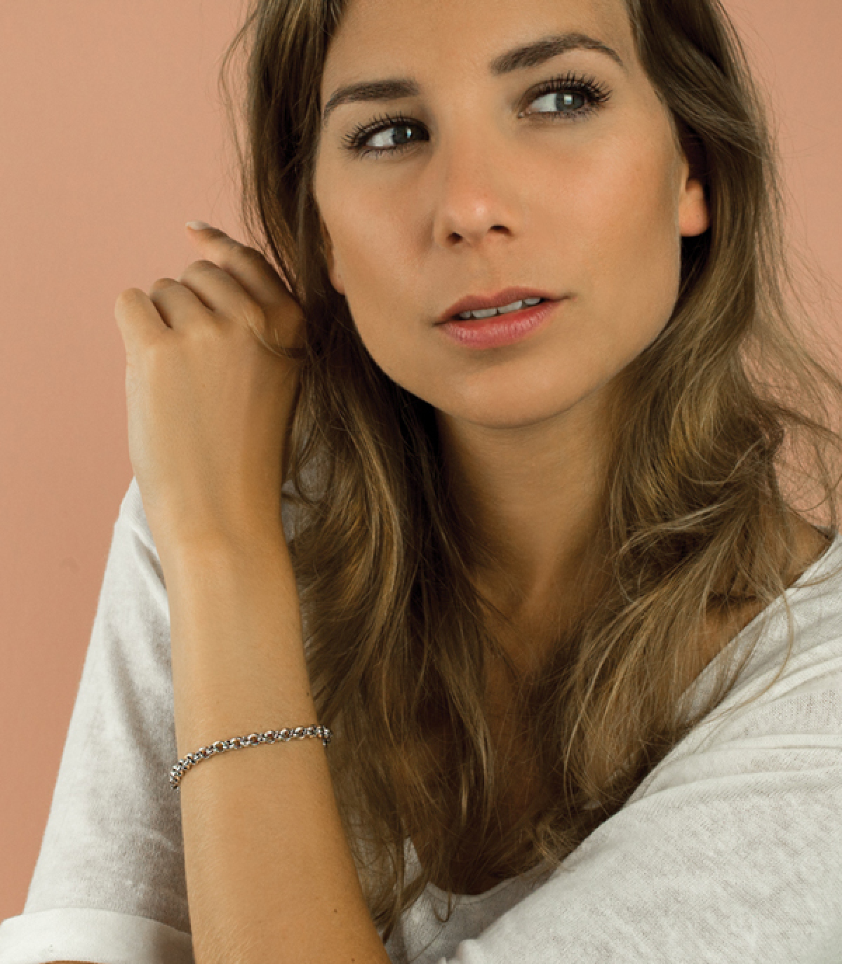Zinzi ZIA1009 zilveren schakelarmband met jasseron schakels 5 mm breed - Lengte 19 cm